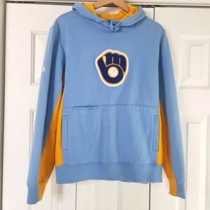 Milwaukee Brewers Pullover Hoodie Sweatshirt Women's Size Medium